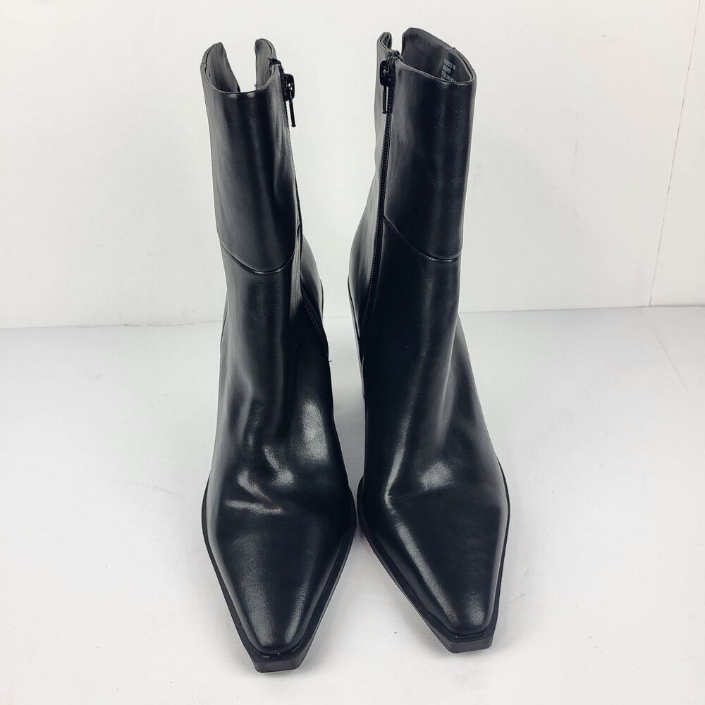 Steve Madden SILVEE Women Boot Bootie Pointed Toe Black Zip Size 10M - Picture 5 of 13
